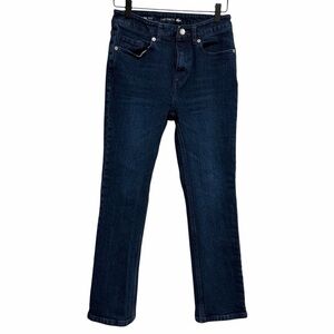 Lacoste Women’s Blue Denim Slim Fit Straight Leg Jeans 5-Pocket Cotton Blend